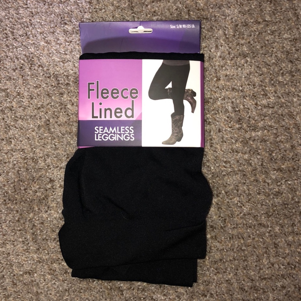fleece lined leggings (seamless)